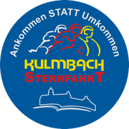 Blue Knights® Germany XIV Mittelfranken, Sternfahrt Kulmbach Sticker, Motorradsternfahrt Kulmbach Sticker, Polizei Motorrad Club LEMC, Law Enforcement MC, Kulmbach Sternfahrt