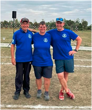 von links nach rechts: Josef Maritati (2.), Andrea Kaiser (3.), Tim Stephan (2.)