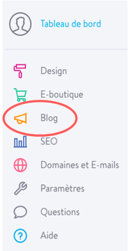 Créer un blog avec Jimdo