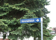 Schild: Himmelreich