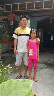 Tường Vy and her father