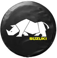 housse pour roue de secours suzuki jimny. Modèle de cache roue pour nouveau jimny de 2019 à 2025