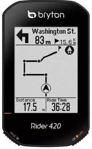 人気のGPSサイクルコンピューターBryton Rider15neo、420、750