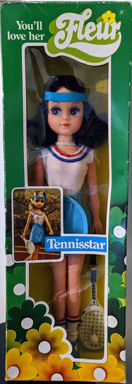 Tennisstar Fleur doll in box.