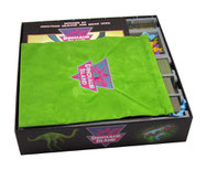 folded space insert organizer dinosaur island