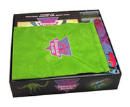 folded space insert organizer dinosaur island