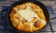 Gusseiserne Bratpfanne Kuchengitter Gusseisenpfanne