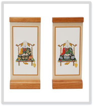 古染スタンド掛軸天台大師・伝教大師