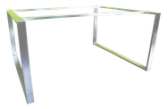 Bastidor, estructura de acero inoxidable para mesa