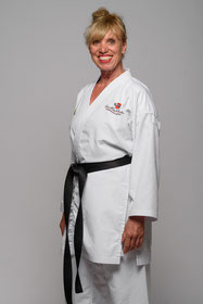 Gina Rauh-Förster, Leitung und Gründerin der Karateschule in Hannover.