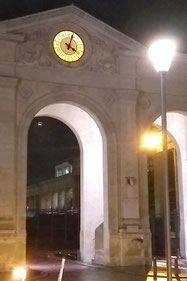 Gare du Nord at night, trains in Paris at night