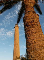 De vuurtoren El Faro, in het nabijgelegen Maspalomas.