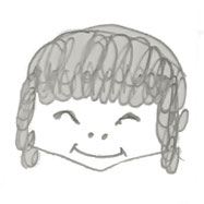陽明学童指導員似顔絵Mさん