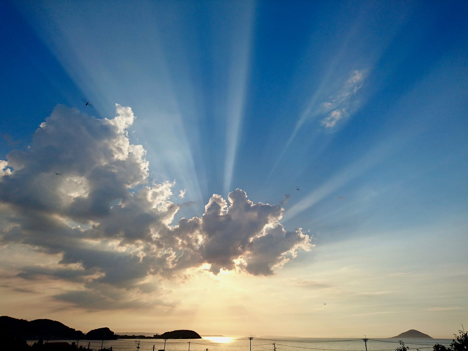 神々しい太陽光線