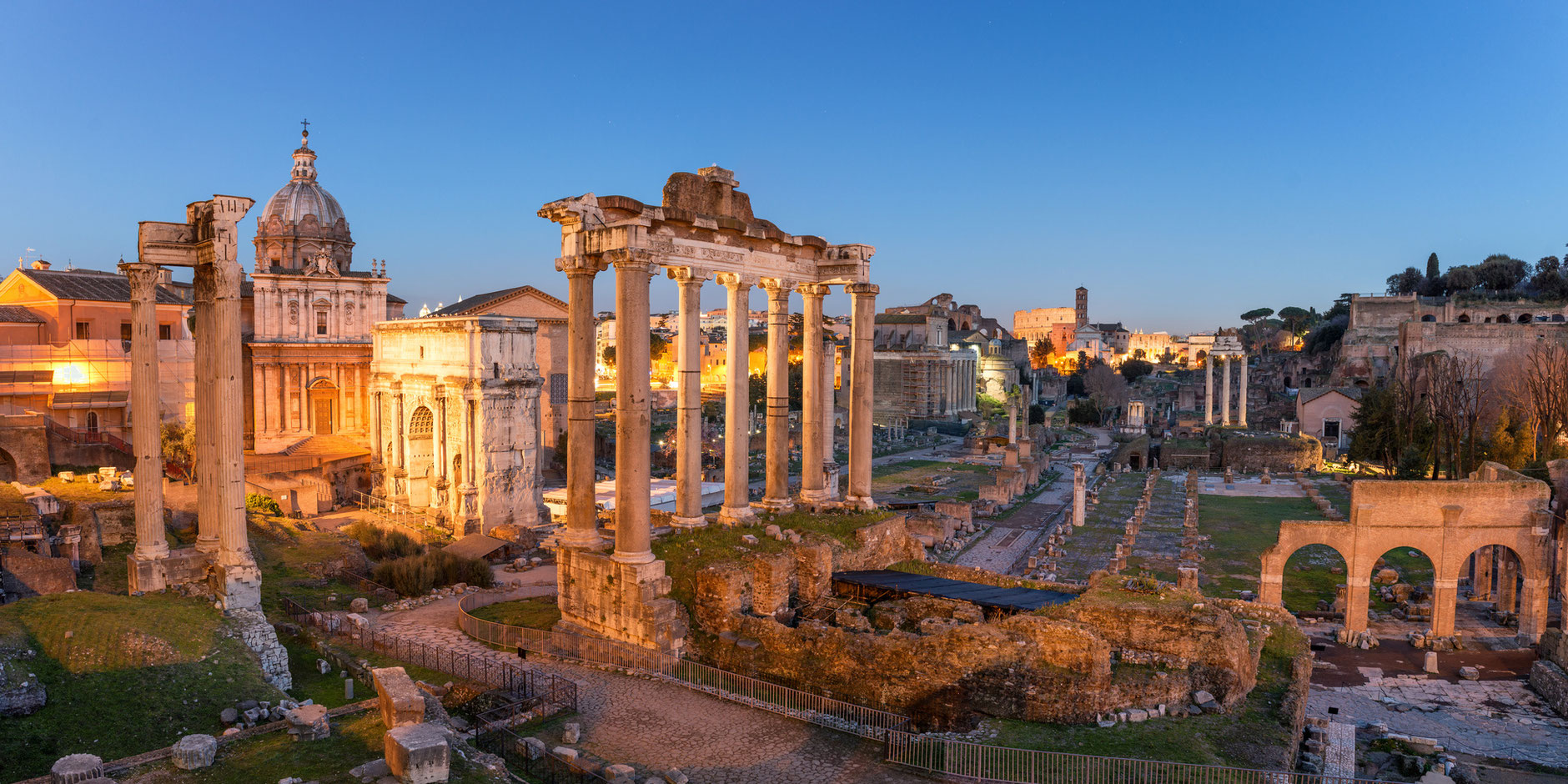 Das Forum Romanum in Rom FE Reisetouristik