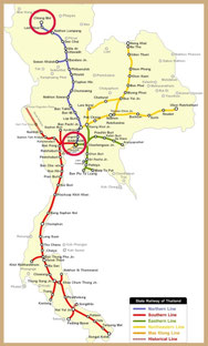 Bangkok, Thailand Train Network