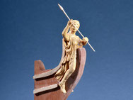 40-12 HMS Roebuck figurehead | Period: 1774  Scratch Built | Donald Dressel 
