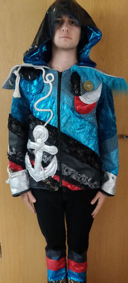 Fasnacht Kostüm Gewand Kleid Carneval Karneval Festival Gruppe Bekleidung
