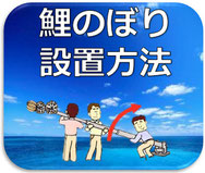 鯉のぼり　こいのぼり　幟旗　のぼり旗　五月　節句　端午の節句　こいのぼりの立て方　建て方