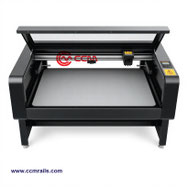 CO2 CNC laser engraver gantry system with linear guide rails belt driven