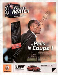 2010-05-05  PSG-Valenciennes (36ème L1, Feuille de match N°11)