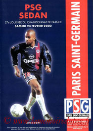 Programme  PSG-Sedan  2001-02