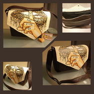 Sac à main type besace