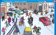 sneeuw en gladheid op straat
