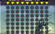 digipuzzel 4 op een rij halloweenthema
