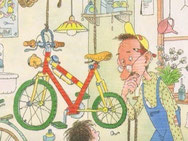 de fiets thinglink met opdrachten