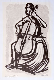 Nr. 1579  Cello-Spielerin