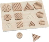 Encastrement tactile formes
