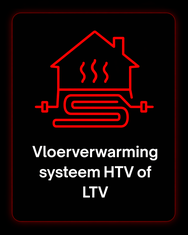 Vloerverwarming HTV of LTV
