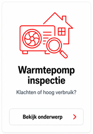 Warmtepomp inspectie