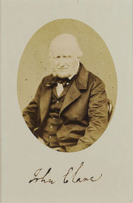The only known photograph of John Clare (1793-1864).