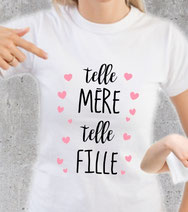 tee shirt comme ma fille