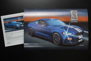 Shelby GT350 art print by Lemireart