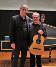 Thomas Ragossnig (Cembalo), Han Jonkers (Gitarre) - "300 Jahre Kornhauskeller"  im Kornhauskeller Frick 2019, JK