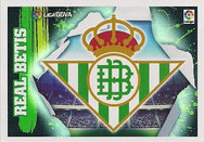 CROMO DE FÚTBOL - ESPAÑA - CAMPEONATO NACIONAL DE LIGA - 2.015/2.016 (EDICIONES ESTE - PANINI) ESCUDO - REAL BETIS BALOMPIÉ - Nº 1 (NUEVO) 0,20€.