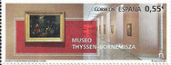 SELLO ESPAÑA - 2.015 - MUSEO THYSSEN-BORNEMISZA  - 0,55 CÉNTIMOS DE EURO - COLOR MULTICOLOR - EDIFIL NÚMERO 4954 (SELLO **NUEVO SIN SEÑAL DE FIJASELLOS) 0,75€.