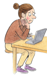 Illustration zum Interview über Selbstregulation und Umsetzung im Alltag: Darstellung mentaler Belastung und der inneren Prozesse zwischen Vorsätzen und tatsächlichem Handeln