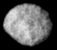 Larissa am 24. August 1989 aus 2.450.000 Kilometern Entfernung, aufgenommen von Voyager 2.