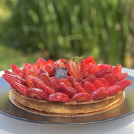 Tarte aux fraises Ma Boulangerie Café La Flèche