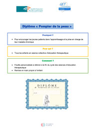 diplome pour les enfants qui traitent bien leur peau