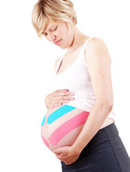kinesio taping - ostéopathe - femme enceinte - solene marvyle - Pornichet - Saint-Lyphard