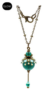 Elfmeralda ° The Twilight Pixie ° Kette mit Leuchtperle Elfgard ®