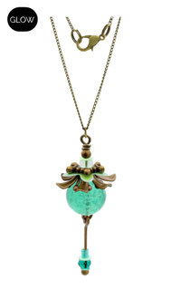 Libella ° The Twirling Spirit ° Kette mit Leuchtperle Elfgard ®