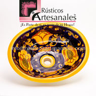 <img src="Ovalín Elaborado Ovalado Campañilla Mostaza.jpg" alt=" Ovalín Elaborado Ovalado decorado mexicano Campañilla Mostaza pintado a mano para sobre Poner hecho en México 100% a mano" />