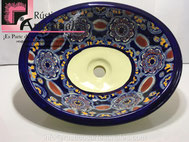 <img src="Ovalín Elaborado Ovalado Guía Rosario.jpg" alt=" Ovalín Elaborado Ovalado decorado mexicano Guía Rosario pintado a mano para sobre Poner hecho en México 100% a mano" />