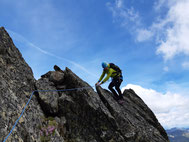 Gratklettern in den Radstätter Tauern, Schladminger, ridge climbing, with mountainguide, certified guide, 